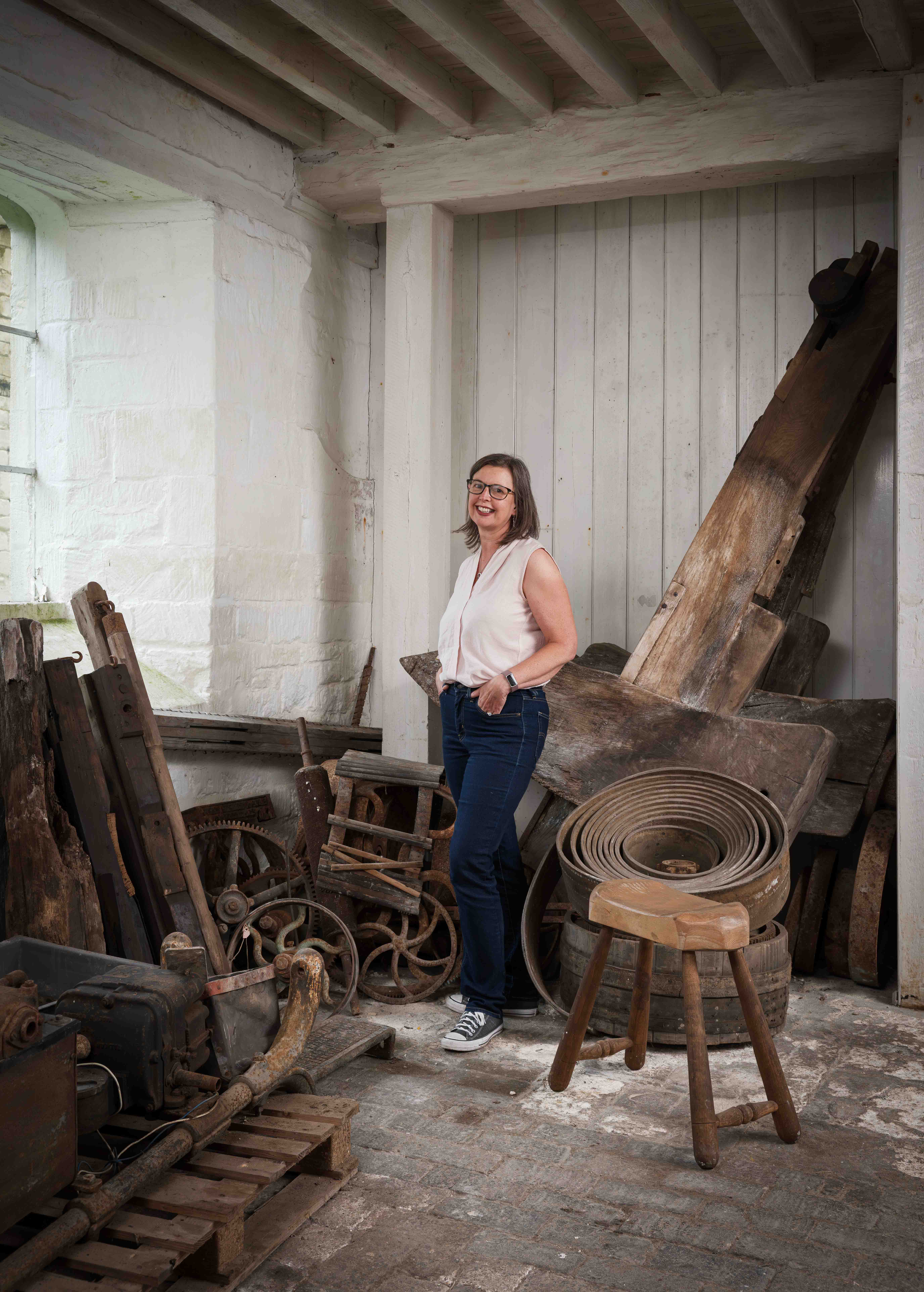 Portrait of Marianne Orr, Office and Finance Manager at Millar Howard Workshop